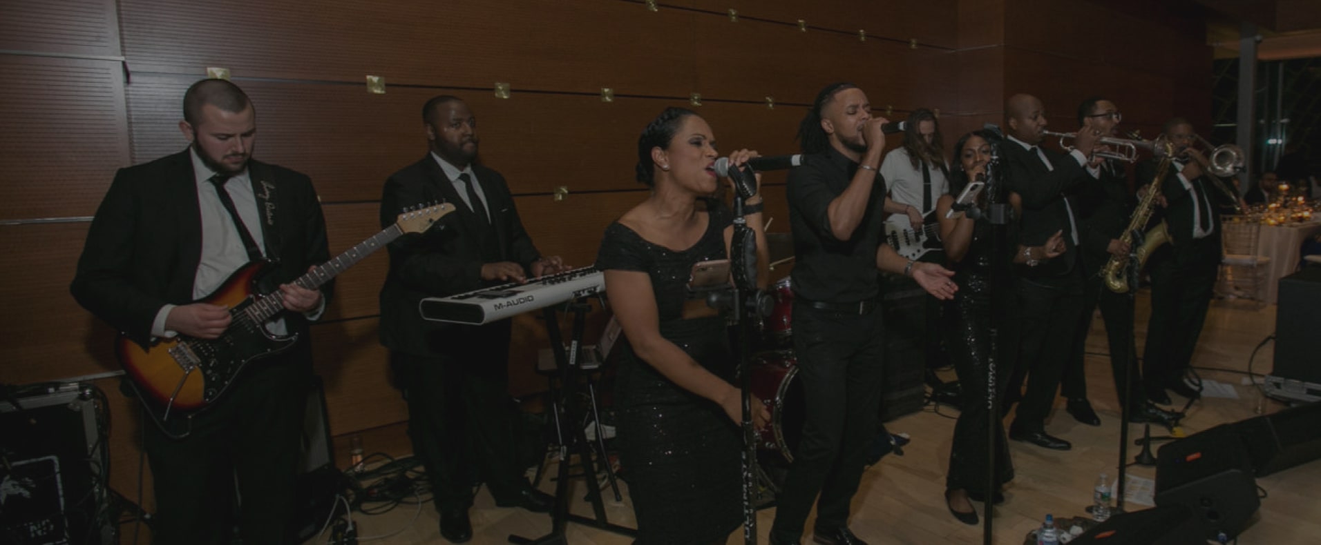 cto band performing at a wedding